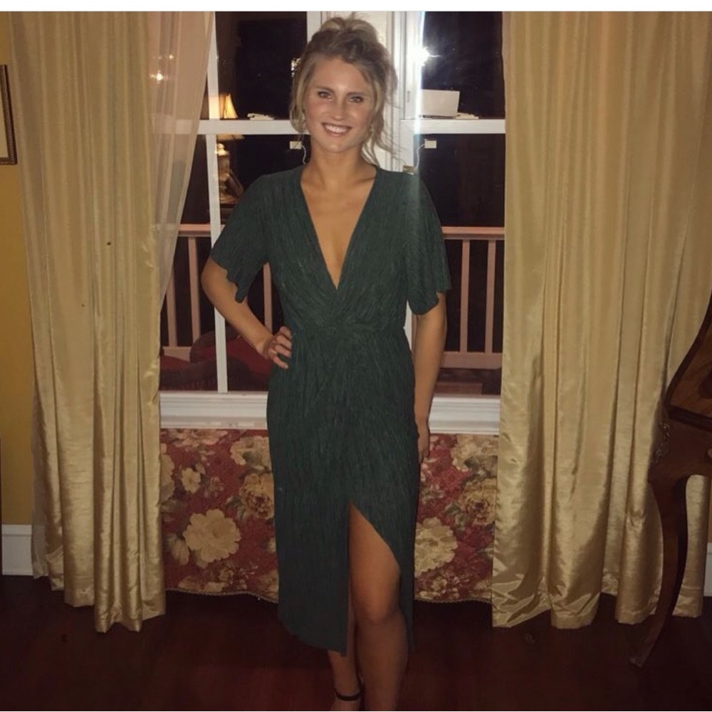 Green Flowy Dress